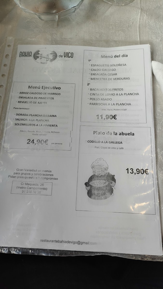 Restaurante Bahía De Vigo Photo Menu 9