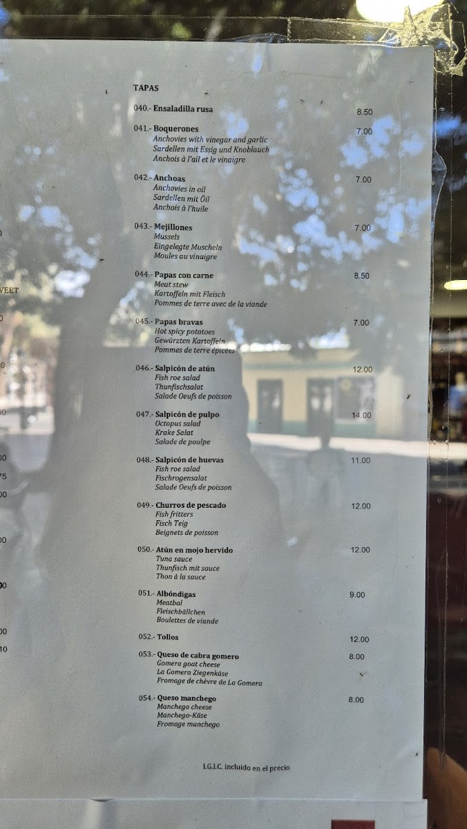 Kiosco Las Carabelas Photo Menu 5