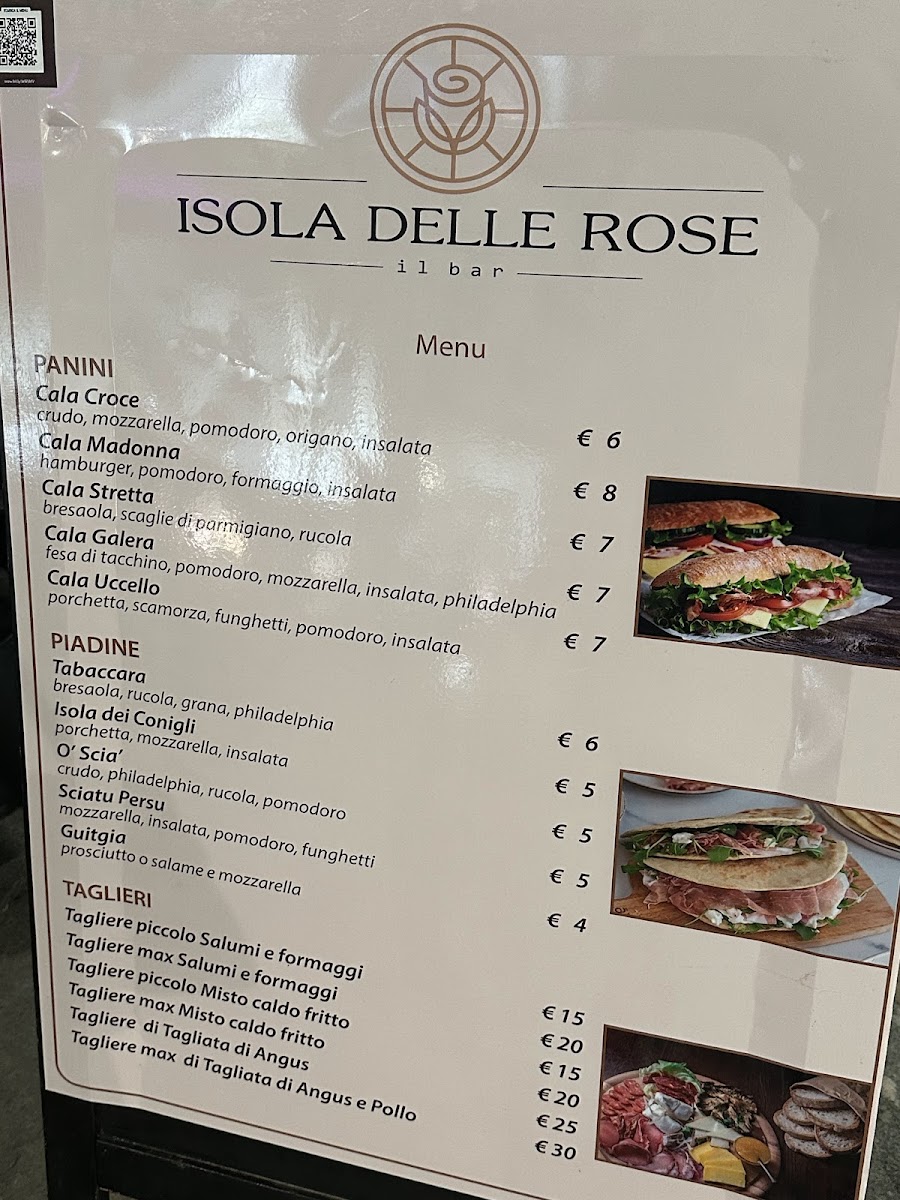 Isola delle Rose - Bar, Gelateria Photo Menu 1