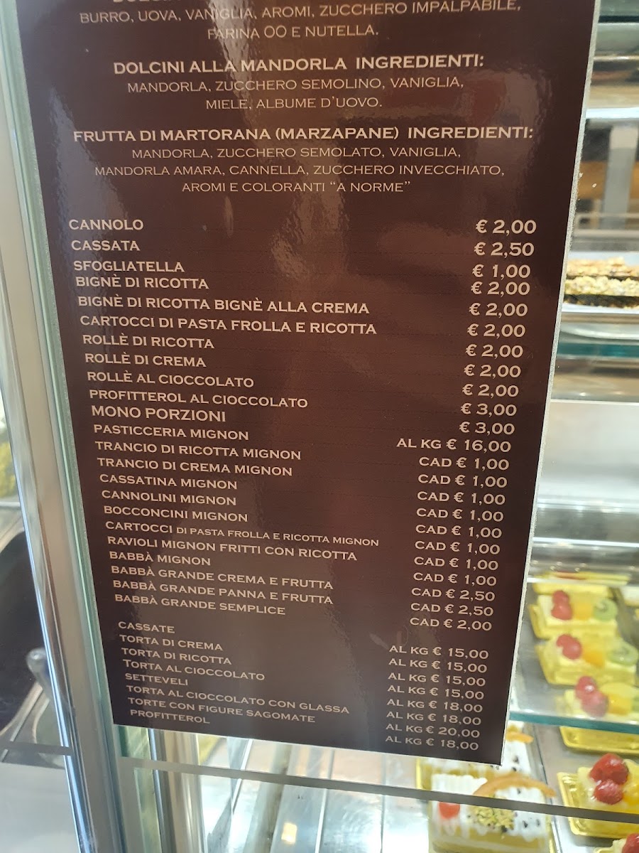 Isola delle Rose - Bar, Gelateria Photo Menu 3