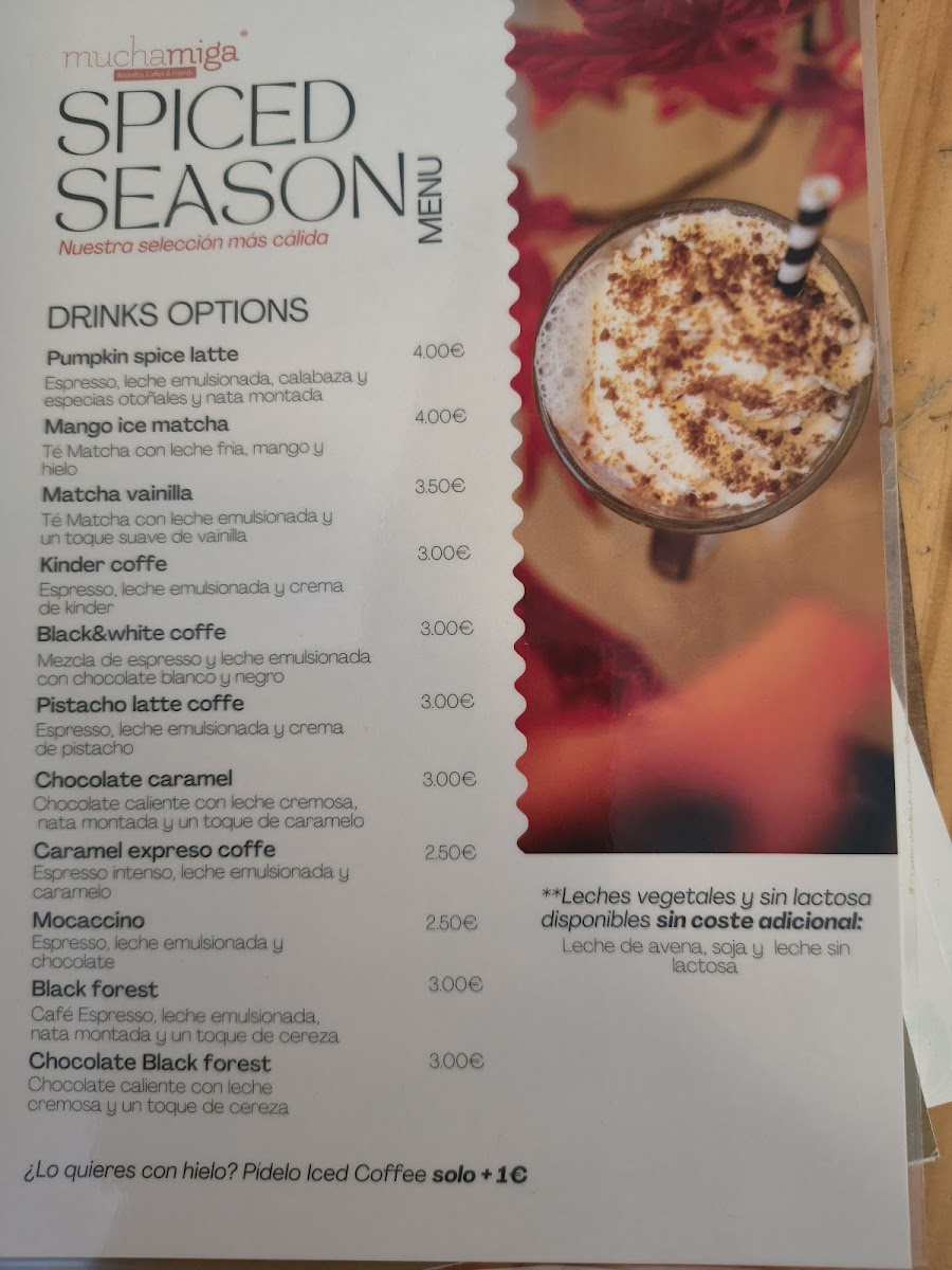 Muchamiga Bakery coffee Photo Menu 3