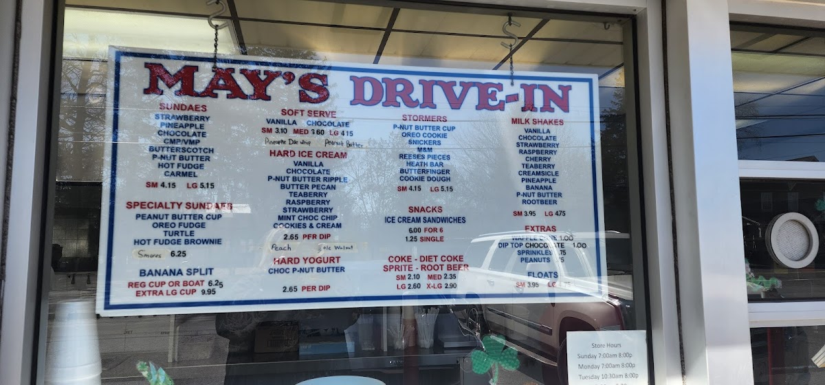 May's Drive-In Photo Menu 3