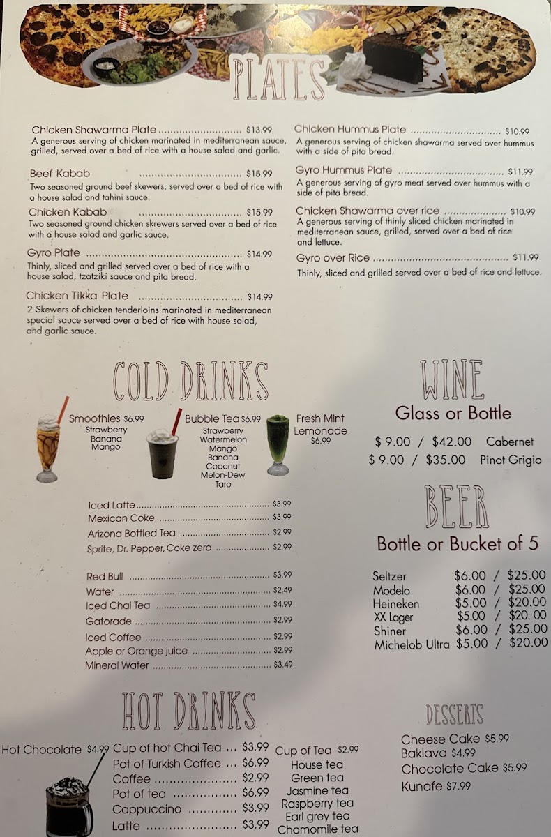 Habibi Cafe Photo Menu 1