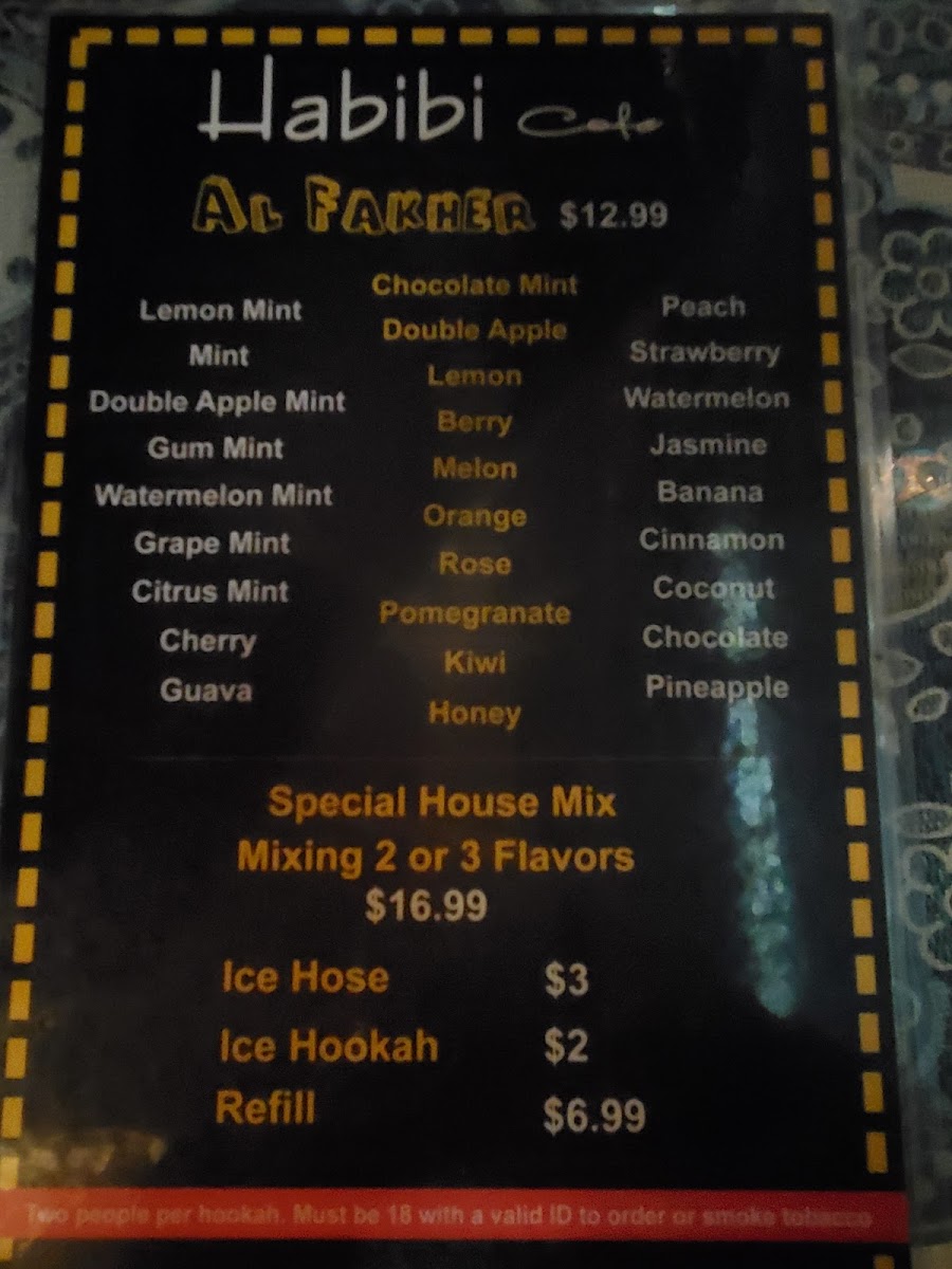 Habibi Cafe Photo Menu 10