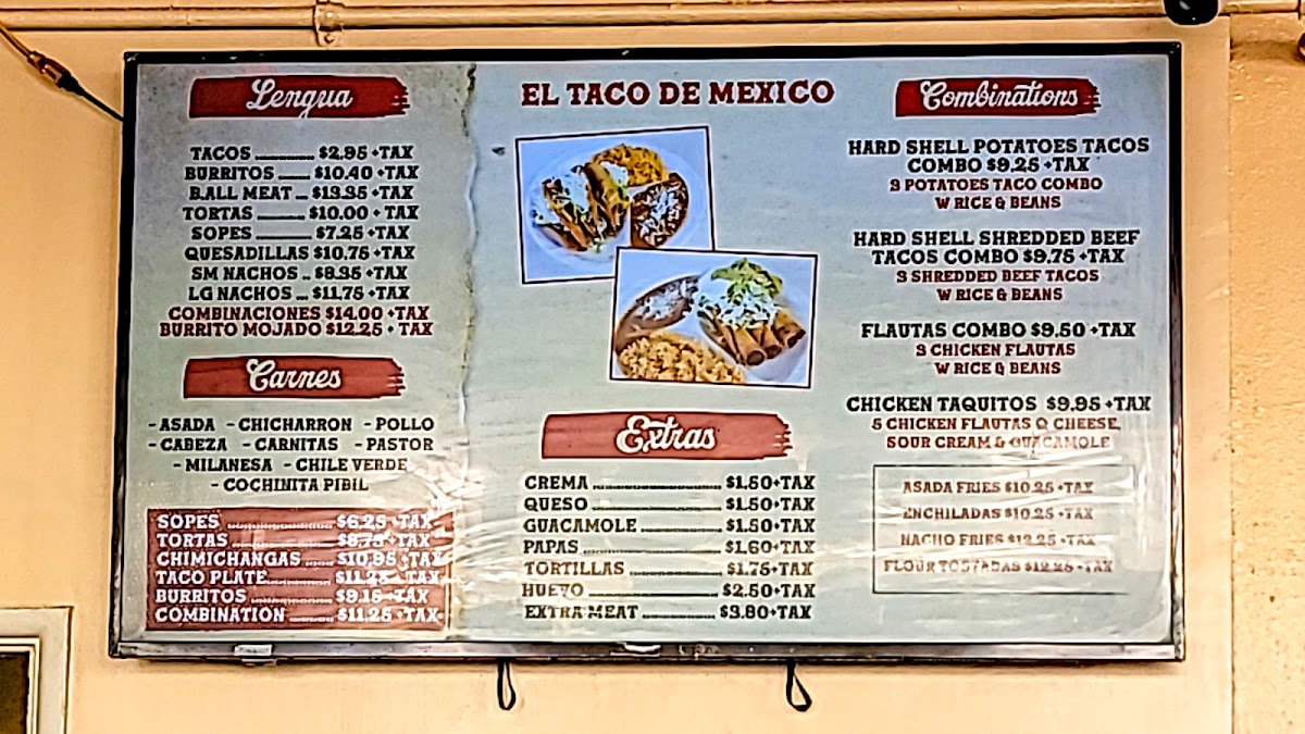 Jesse's El Taco De Mexico Photo Menu 1