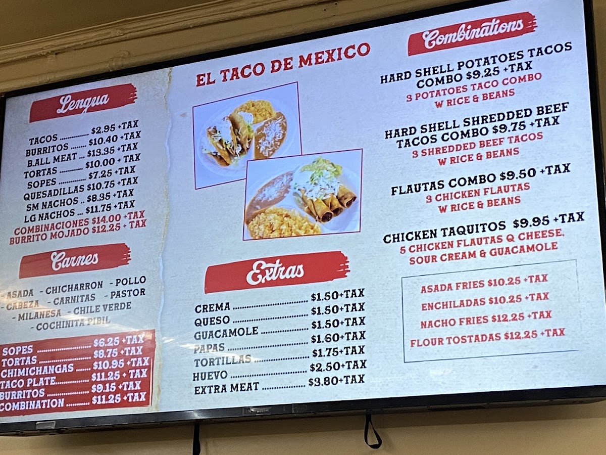 Jesse's El Taco De Mexico Photo Menu 3