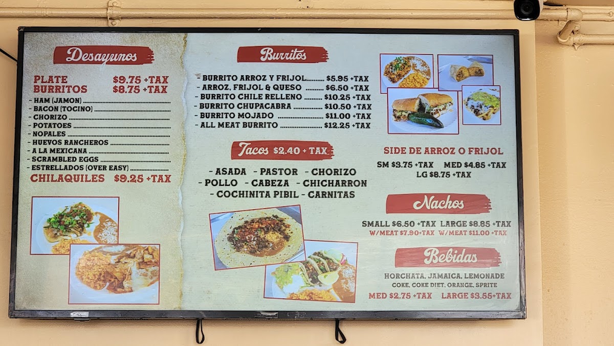 Jesse's El Taco De Mexico Photo Menu 4