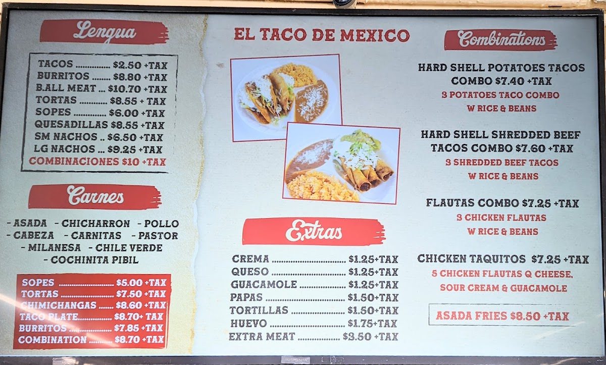 Jesse's El Taco De Mexico Photo Menu 6