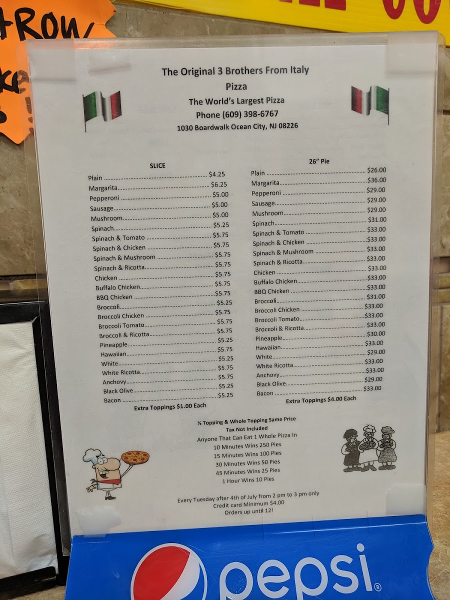Three Brothers From Italy Pizza Photo Menu 4