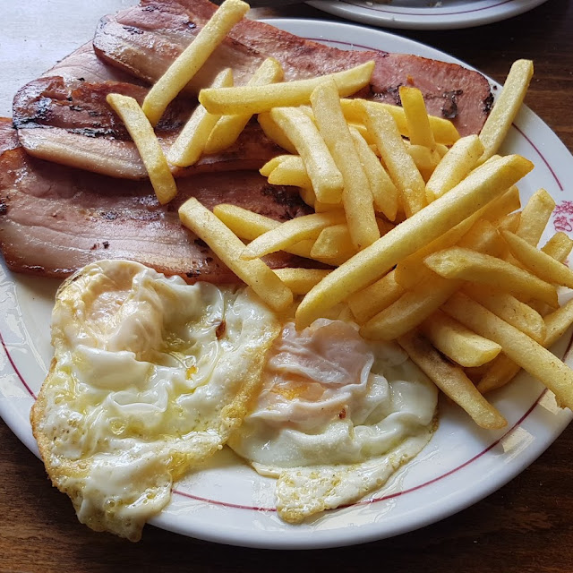 Huevos Fritos Con Patatas Y Bacon