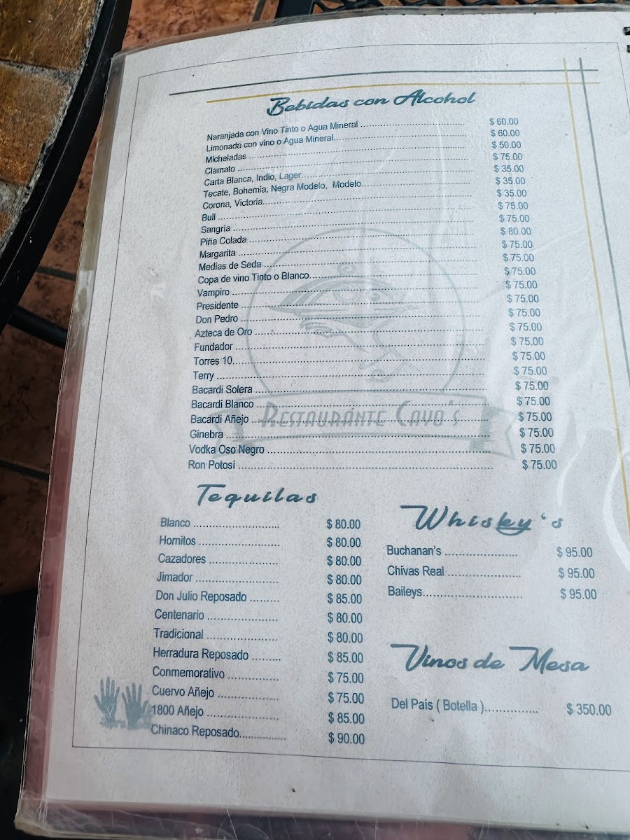 Reastaurante Cayo's Photo Menu 1