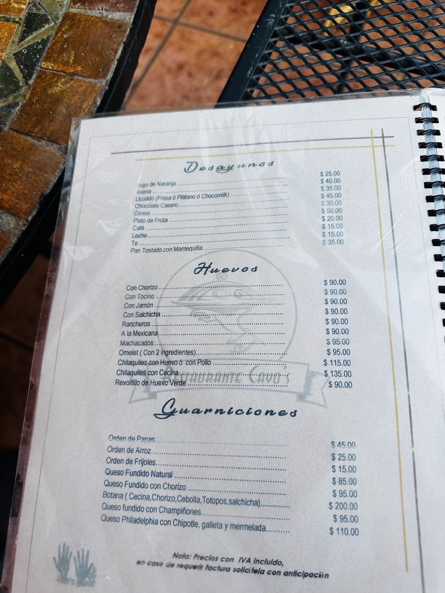 Reastaurante Cayo's Photo Menu 5