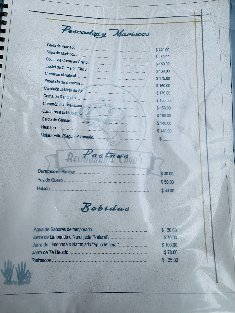Reastaurante Cayo's Photo Menu 6