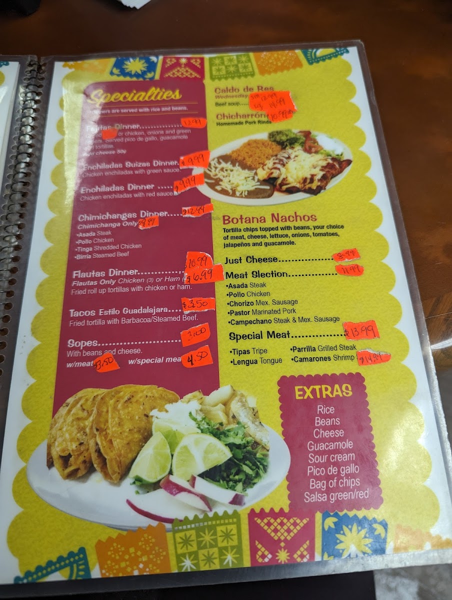 Sin Limite Taqueria Photo Menu 2