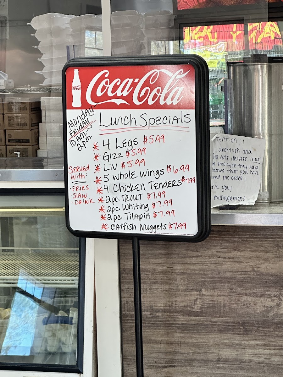 Hip Hop Fish & Chicken Photo Menu 3