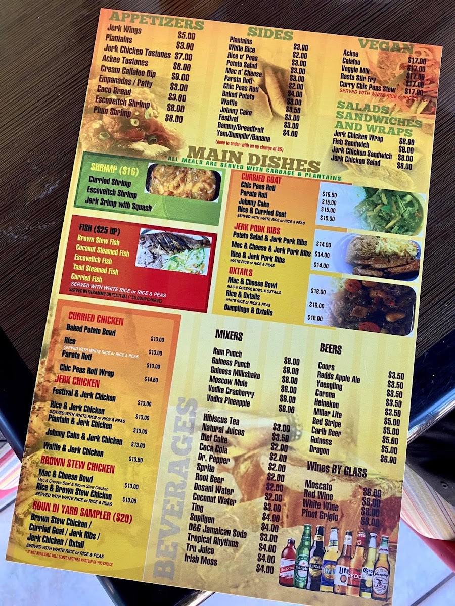 Bamboo's Jamaican Restaurant Photo Menu 1