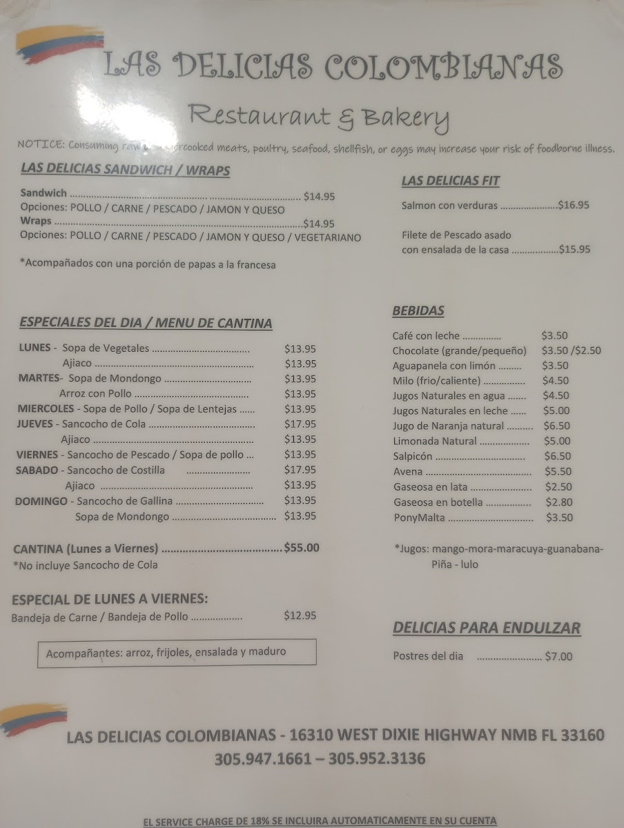 Las Delicias Colombianas Photo Menu 8