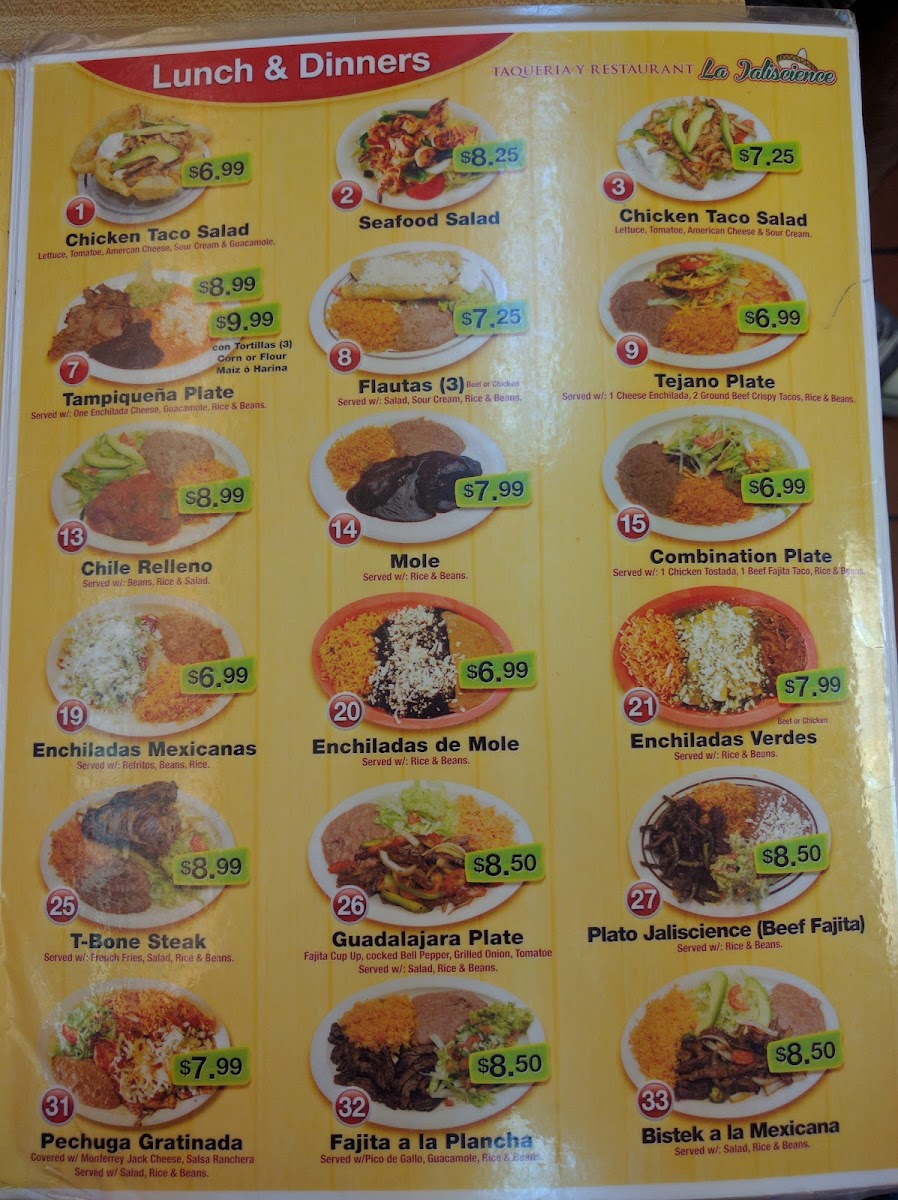 La Jalisciense Photo Menu 9