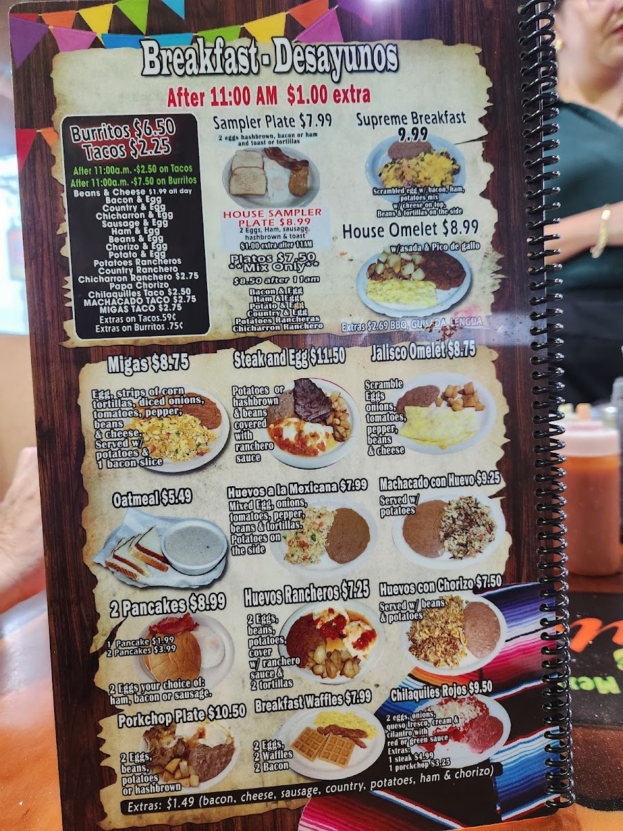 Pueblo Jalisco's Bar Photo Menu 1