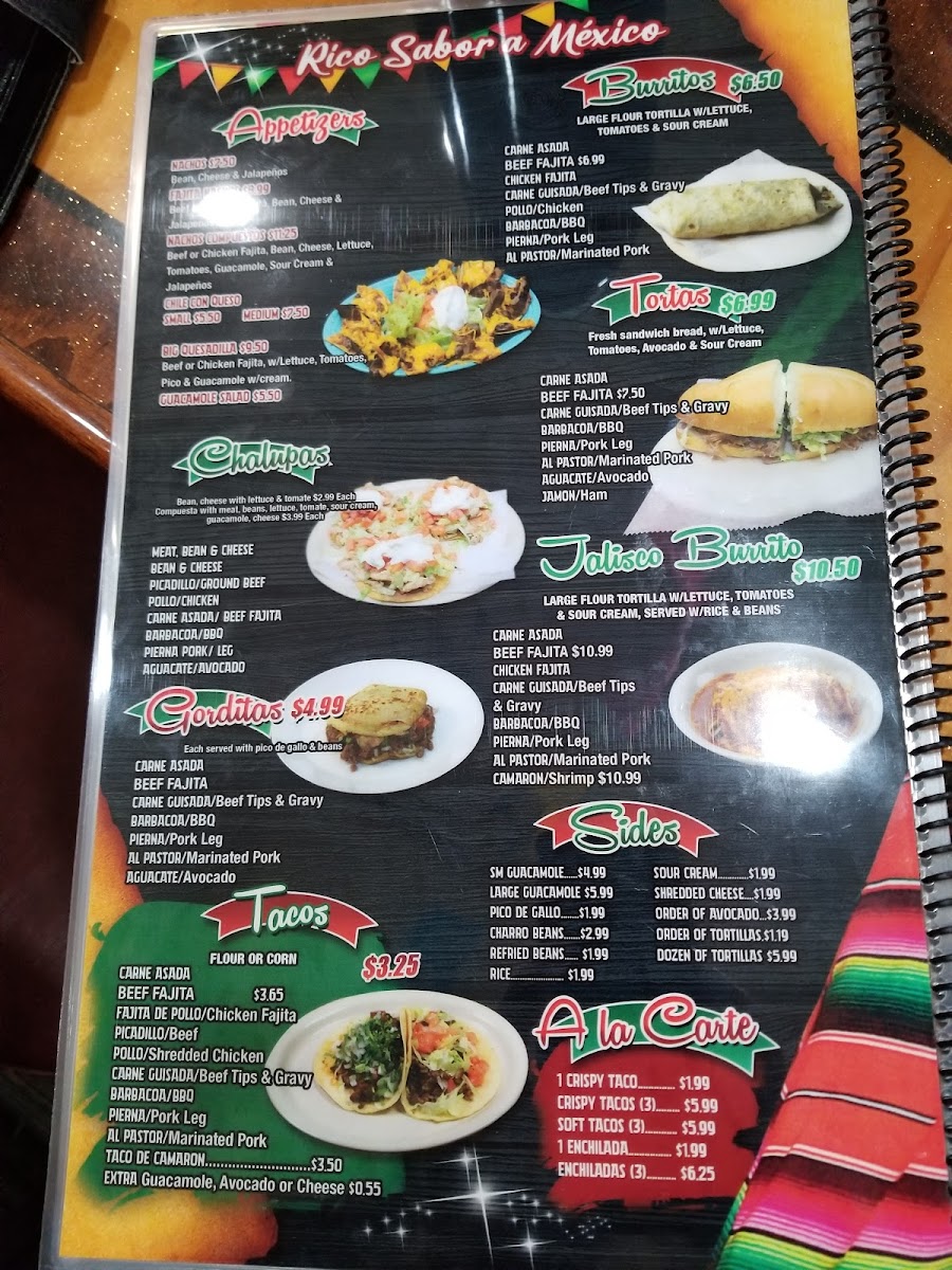 Pueblo Jalisco's Bar Photo Menu 4