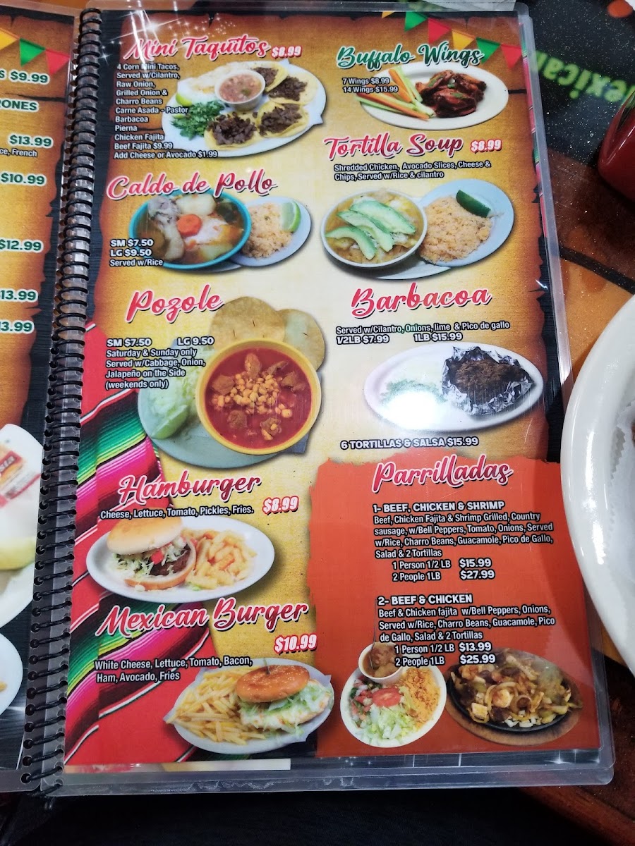 Pueblo Jalisco's Bar Photo Menu 7