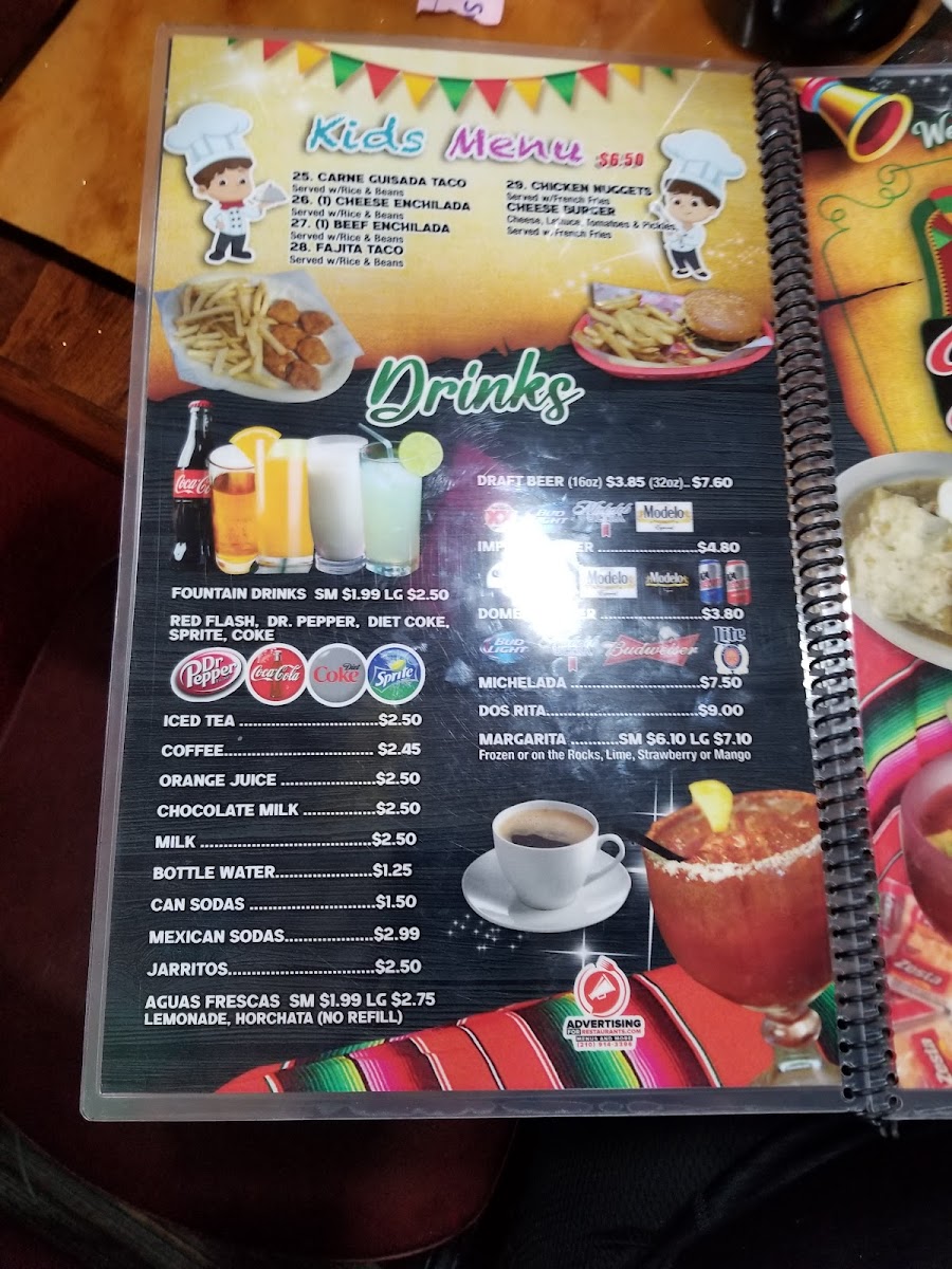 Pueblo Jalisco's Bar Photo Menu 8