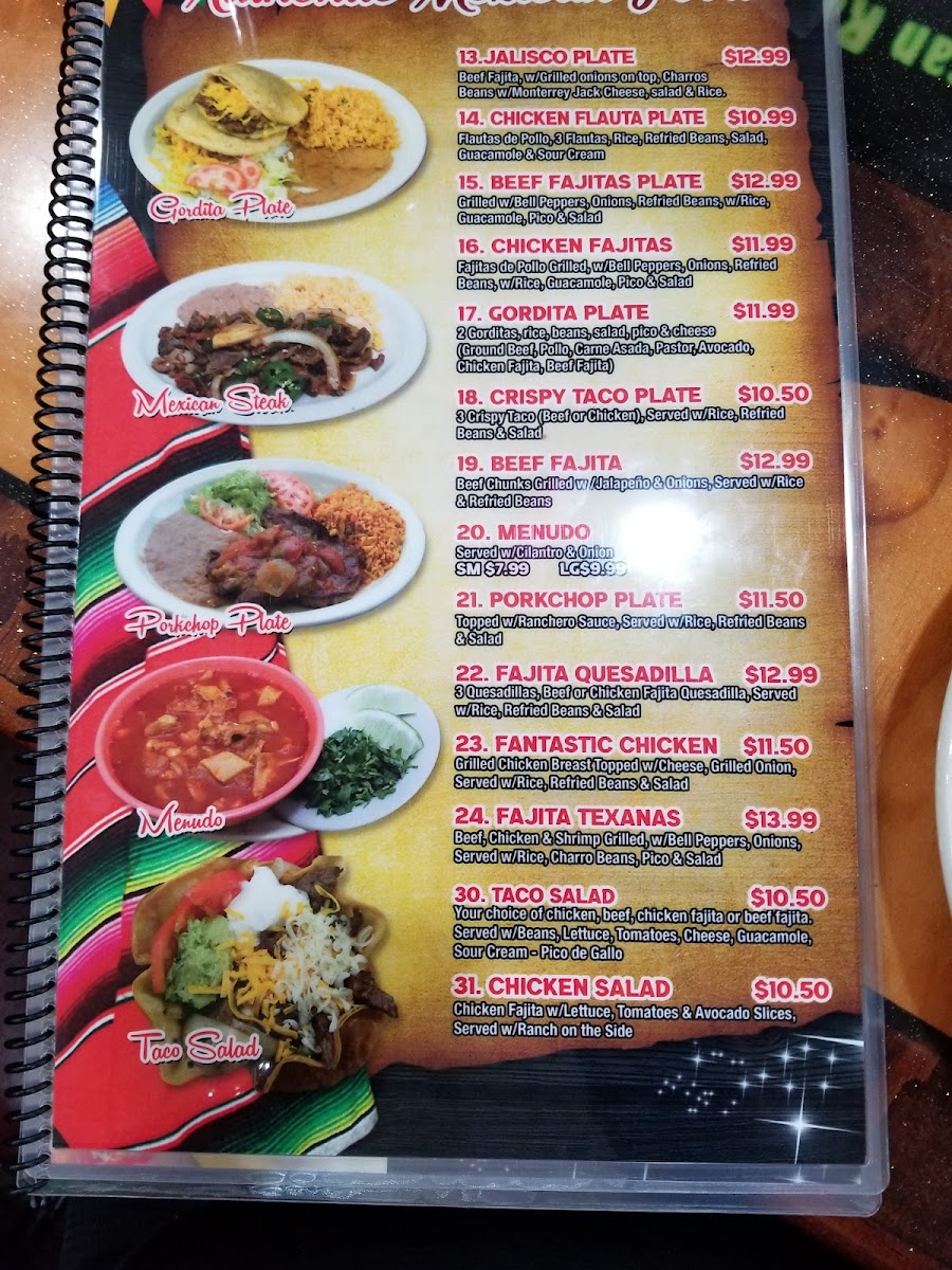 Pueblo Jalisco's Bar Photo Menu 9
