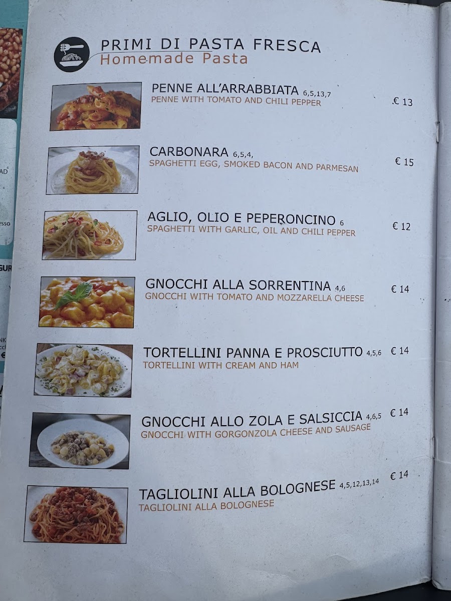 Baldassarre: breakfast, lunch and dinner Photo Menu 8