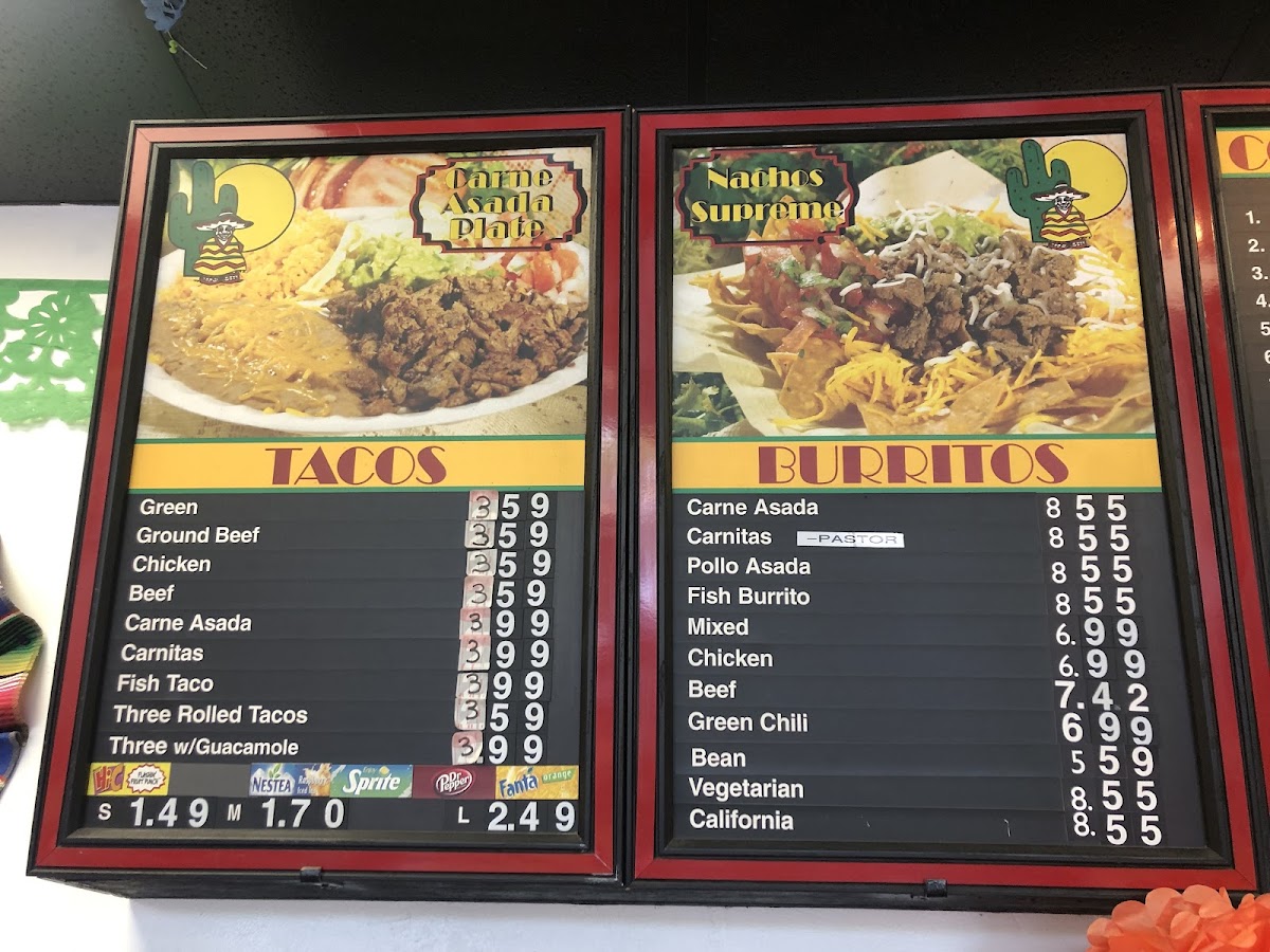 Nico's Taco Shop Photo Menu 5