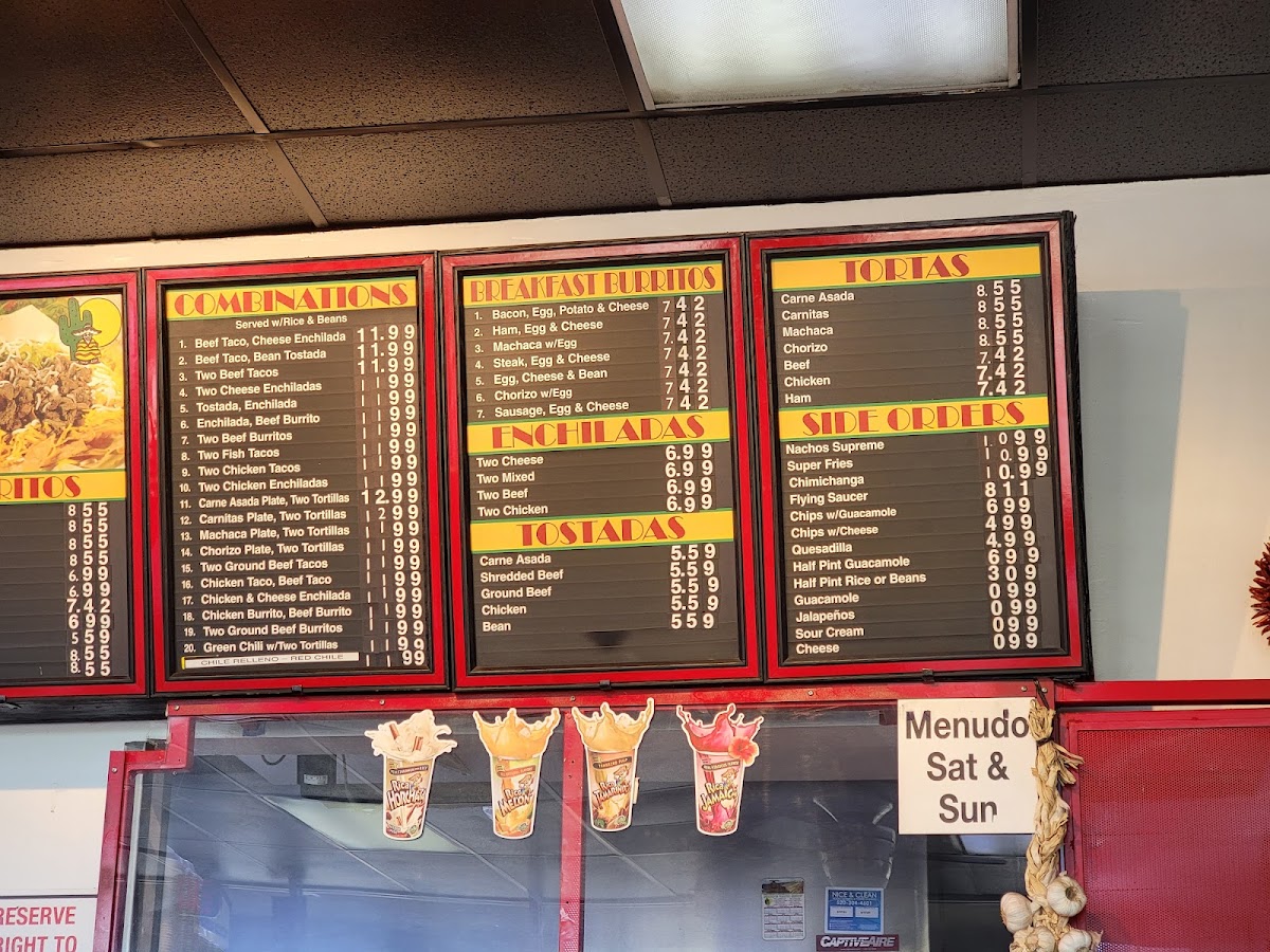 Nico's Taco Shop Photo Menu 6