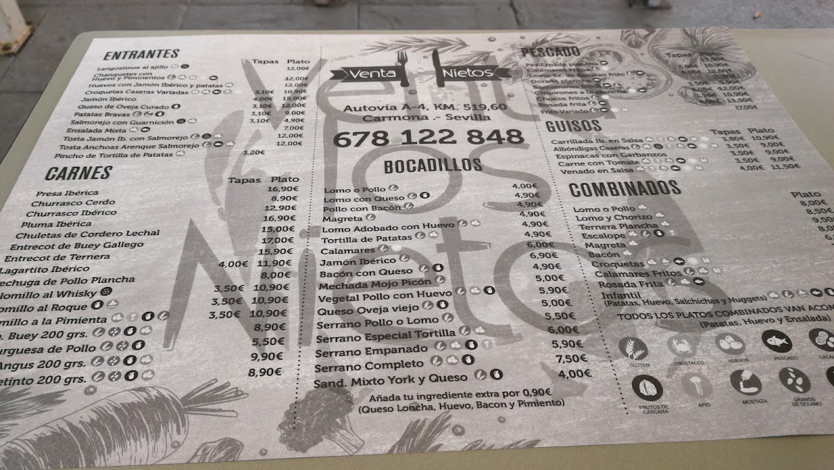 Restaurante Venta Los Nietos Photo Menu 9