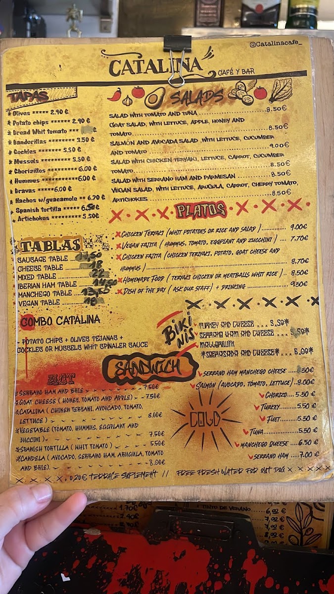 Catalina Cafè Photo Menu 2