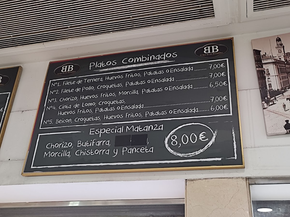 Bar De Los Bocadillos Photo Menu 8