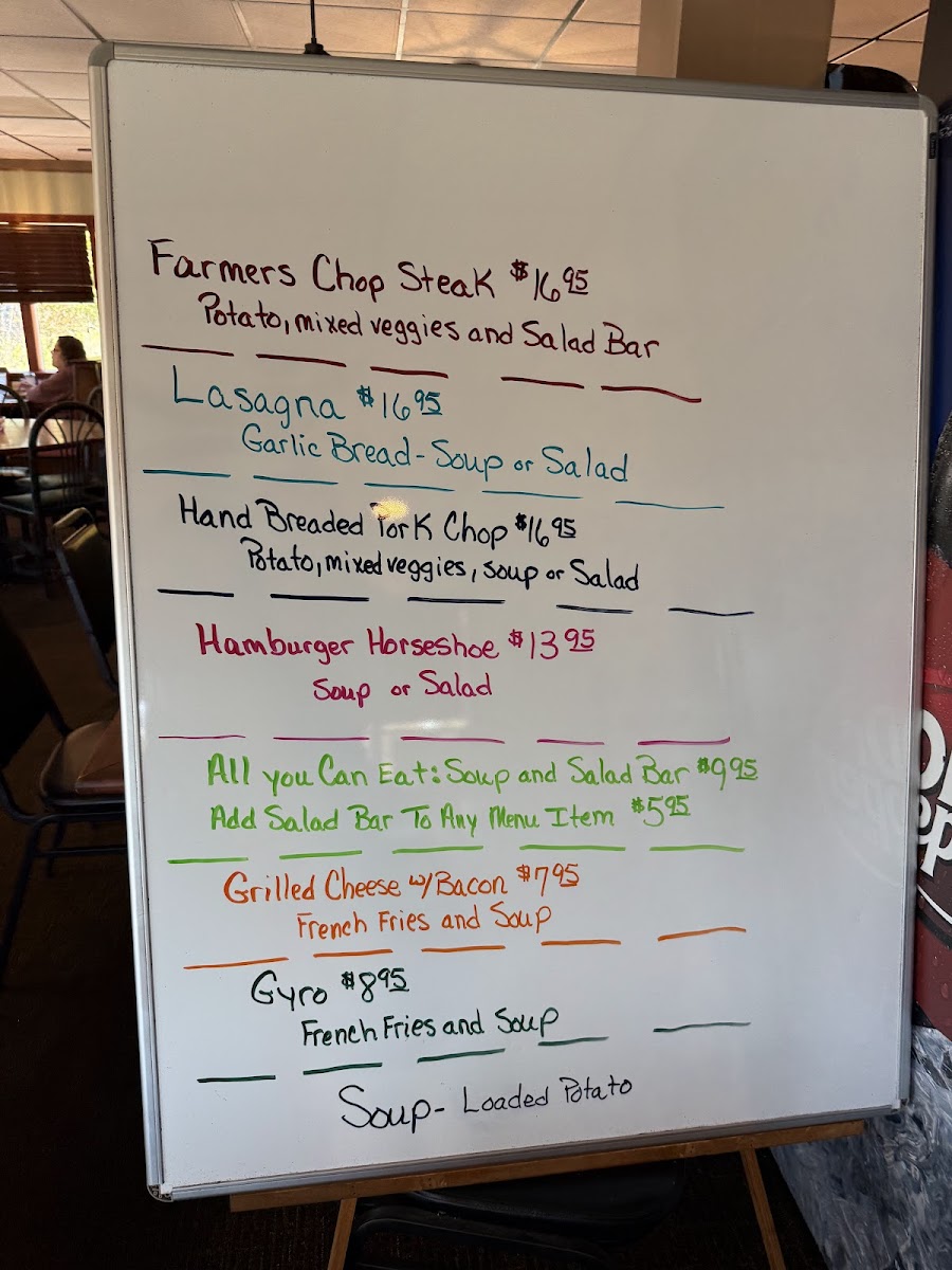 Crossroads Cafe Photo Menu 1