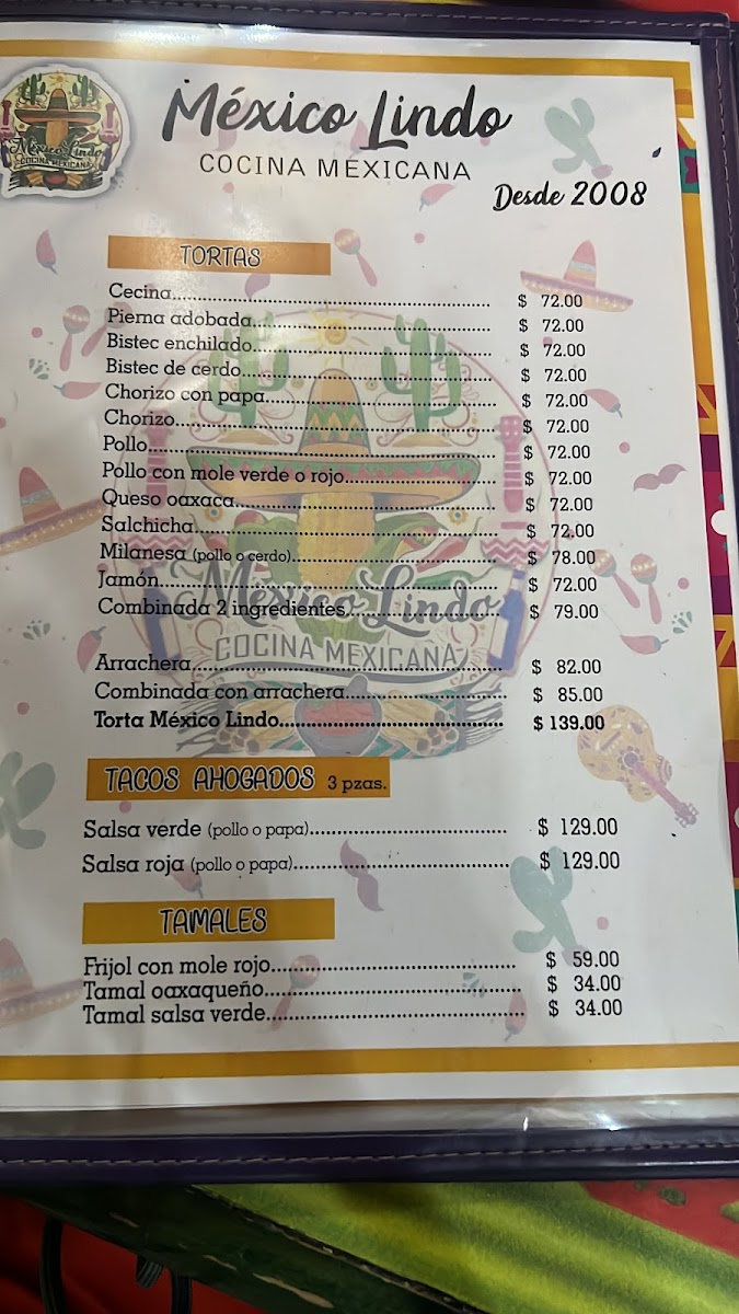 Mexico Lindo Cocina Mexicana Photo Menu 4