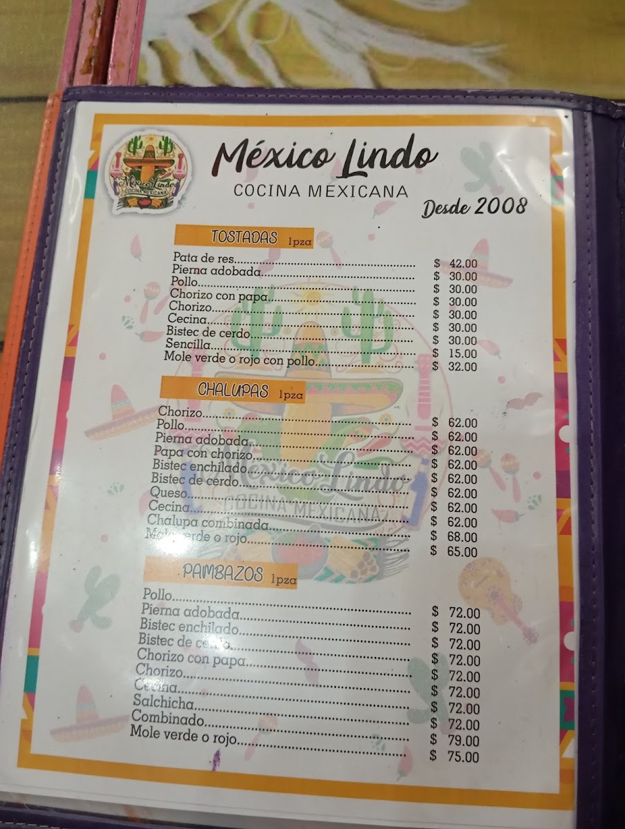 Mexico Lindo Cocina Mexicana Photo Menu 8