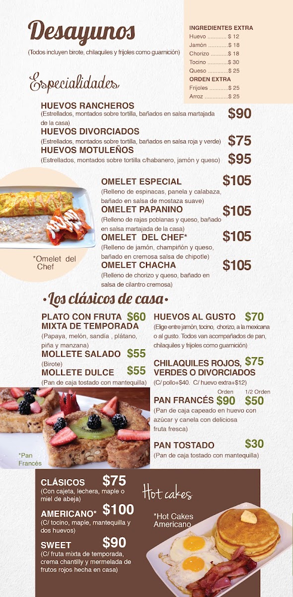 El Arte RESTAURANTE/CAFÉ Photo Menu 2