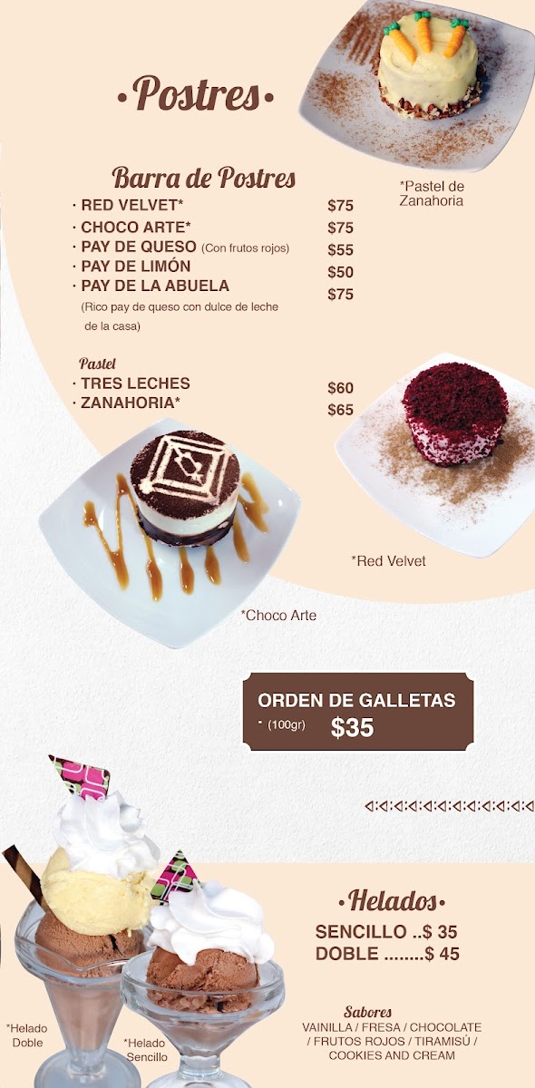 El Arte RESTAURANTE/CAFÉ Photo Menu 3