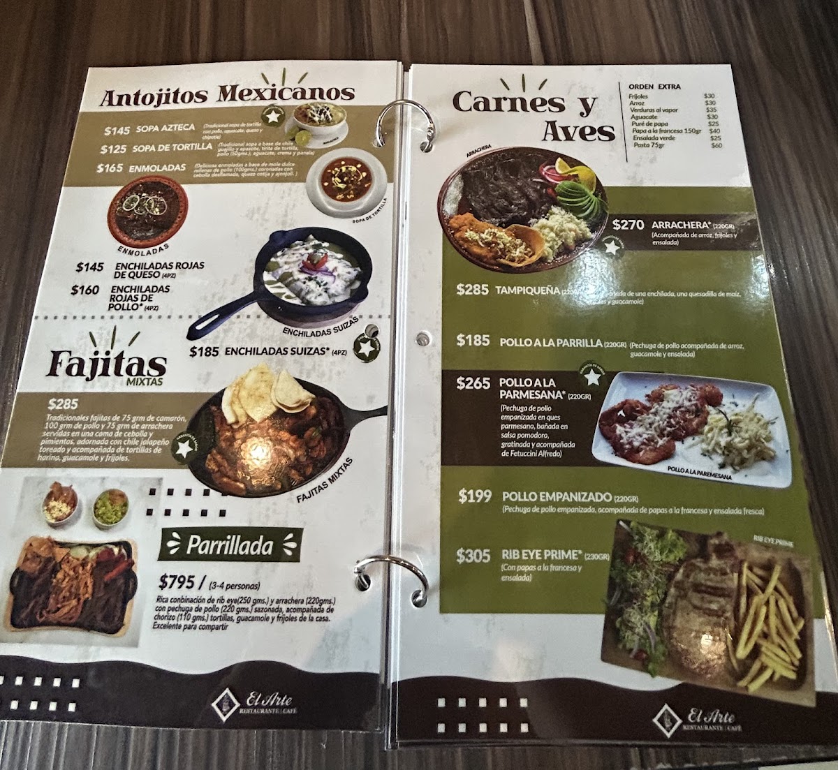 El Arte RESTAURANTE/CAFÉ Photo Menu 5