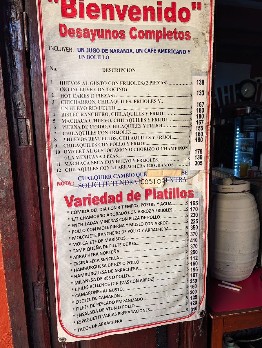 Restaurante Bar El Tapatio Photo Menu 1