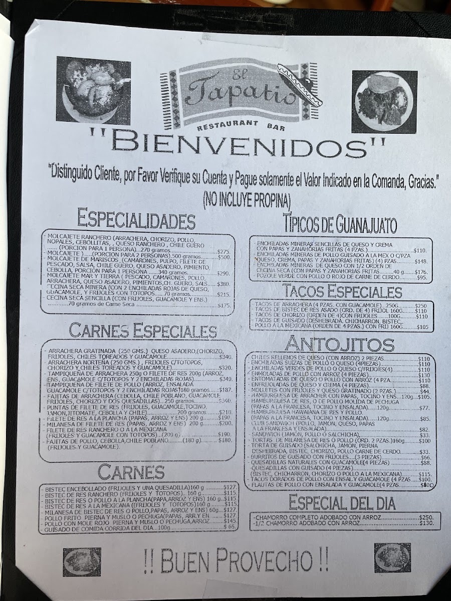 Restaurante Bar El Tapatio Photo Menu 4