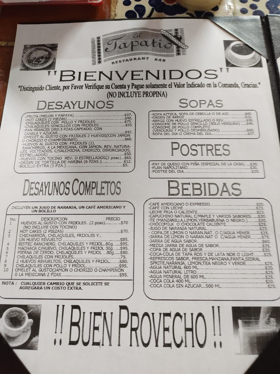Restaurante Bar El Tapatio Photo Menu 5