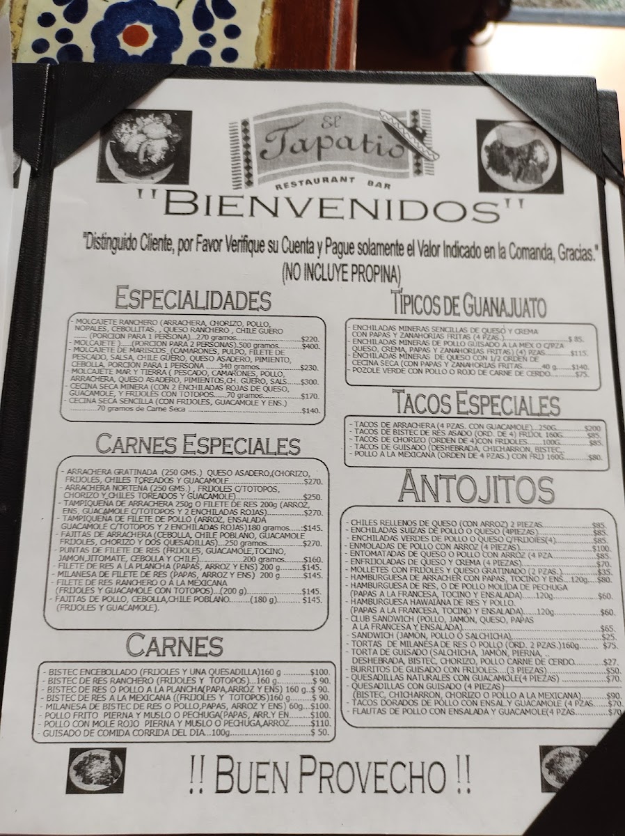 Restaurante Bar El Tapatio Photo Menu 6