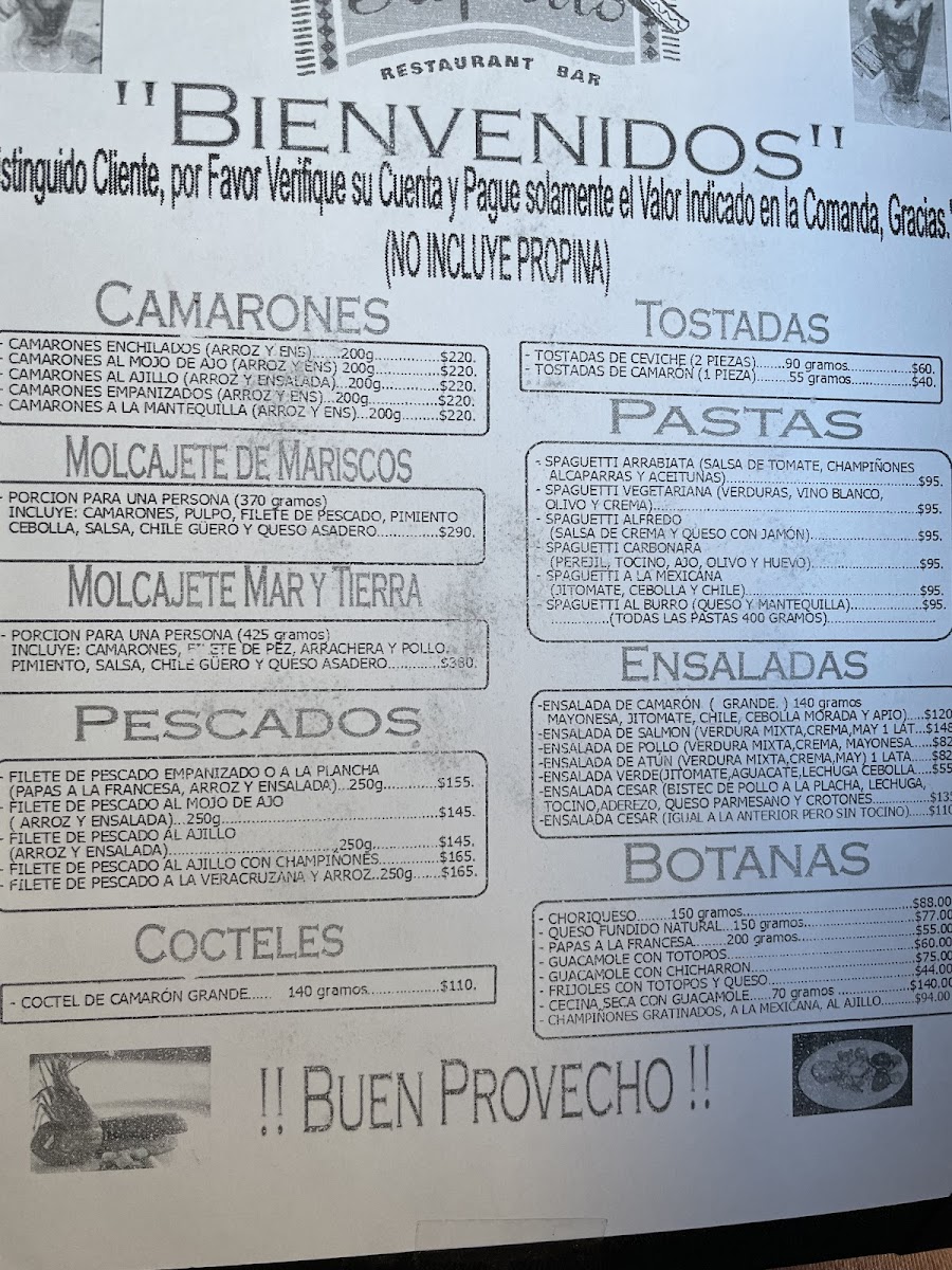 Restaurante Bar El Tapatio Photo Menu 8
