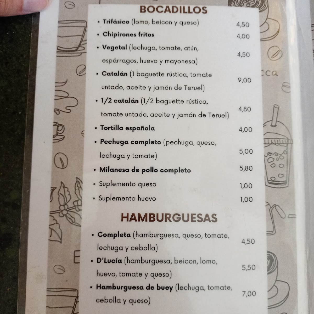 Café D'Lucía Photo Menu 3