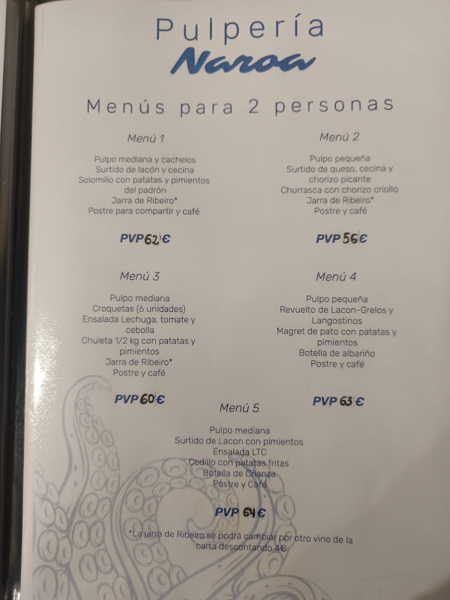 Restaurante Pulpería Naroa Photo Menu 3