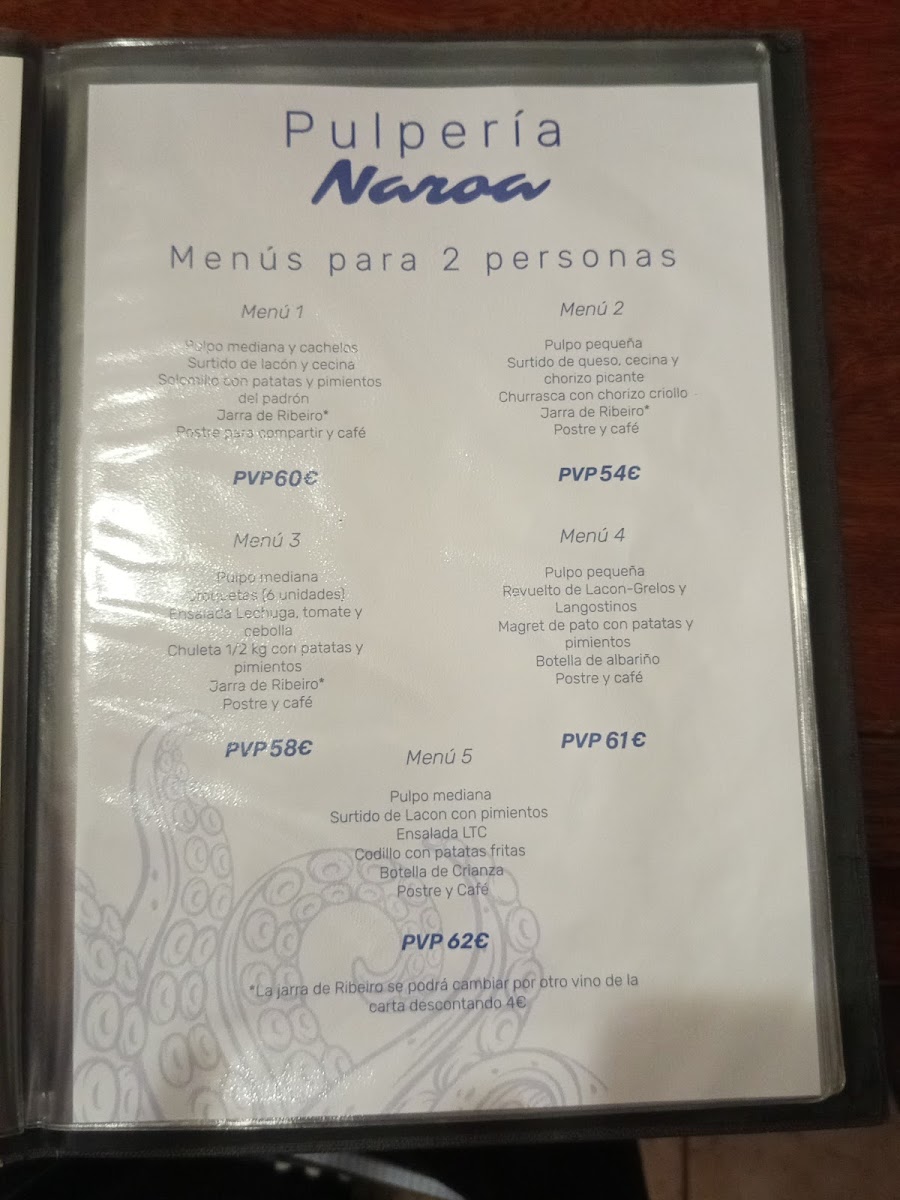 Restaurante Pulpería Naroa Photo Menu 5