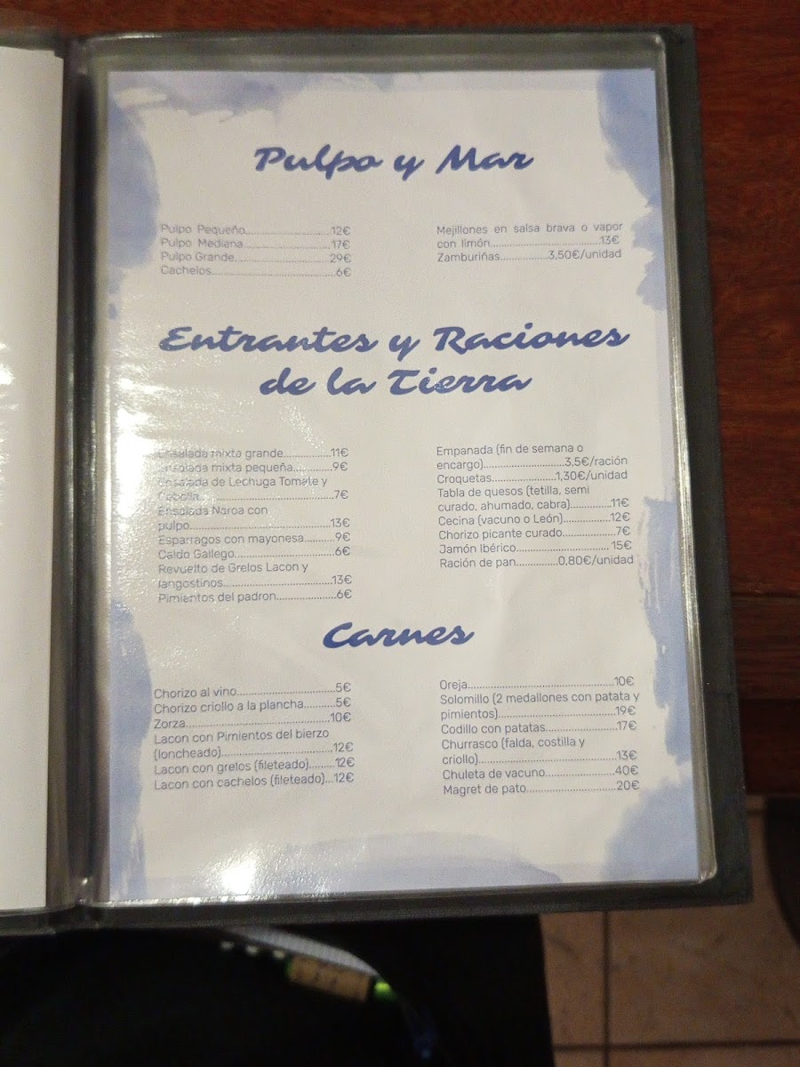 Restaurante Pulpería Naroa Photo Menu 6