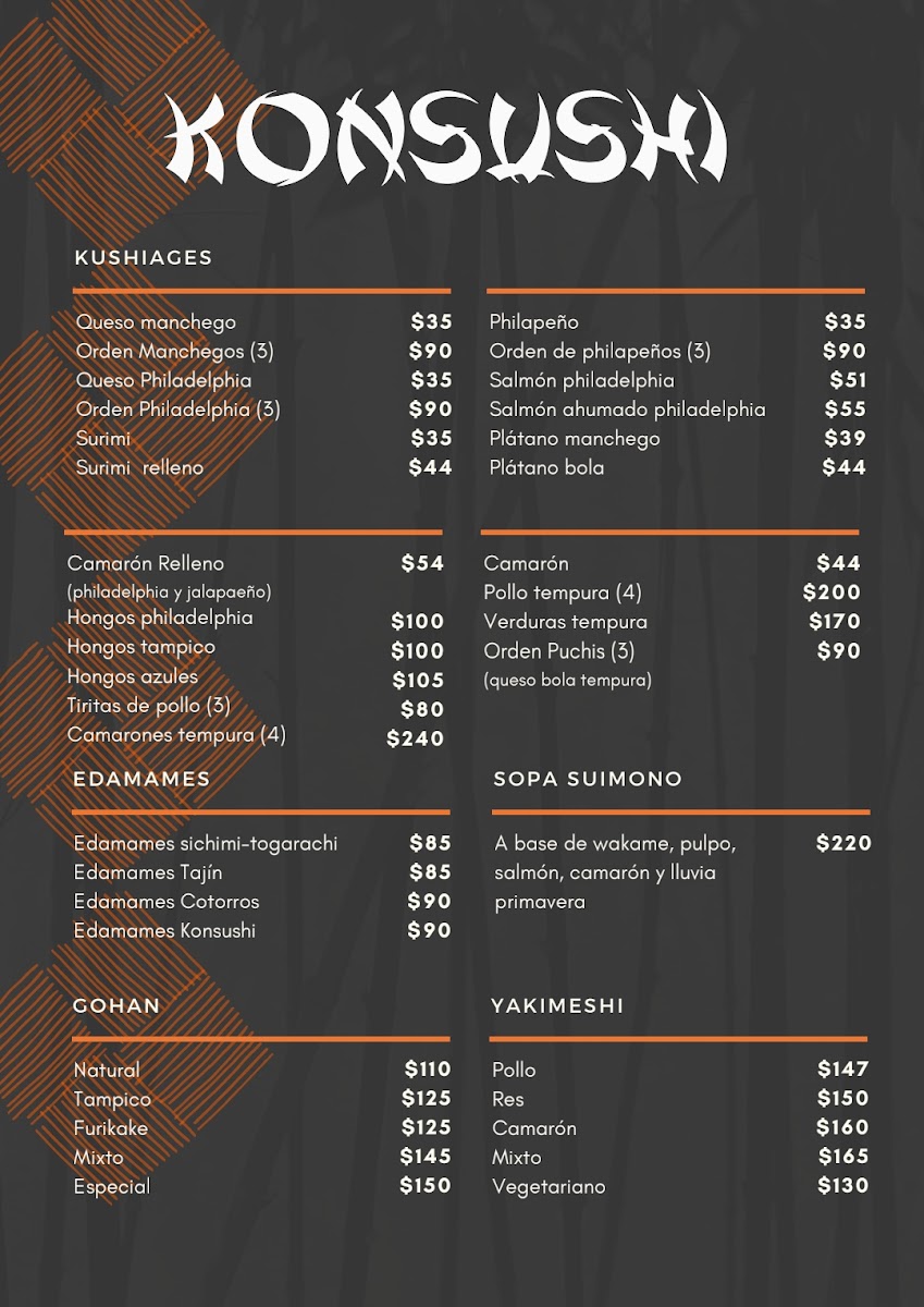 Konsushi Photo Menu 2