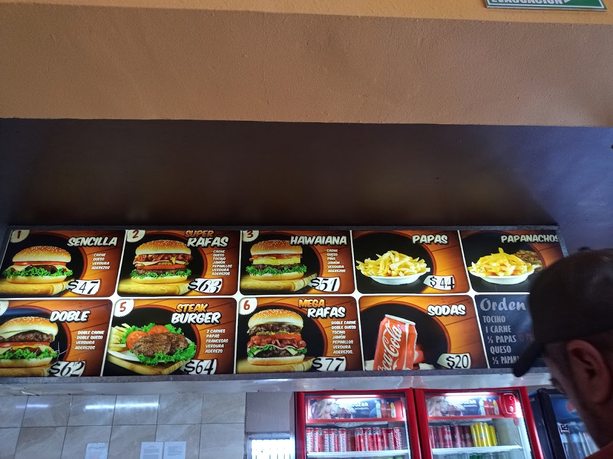 Rafas Burger Photo Menu 4